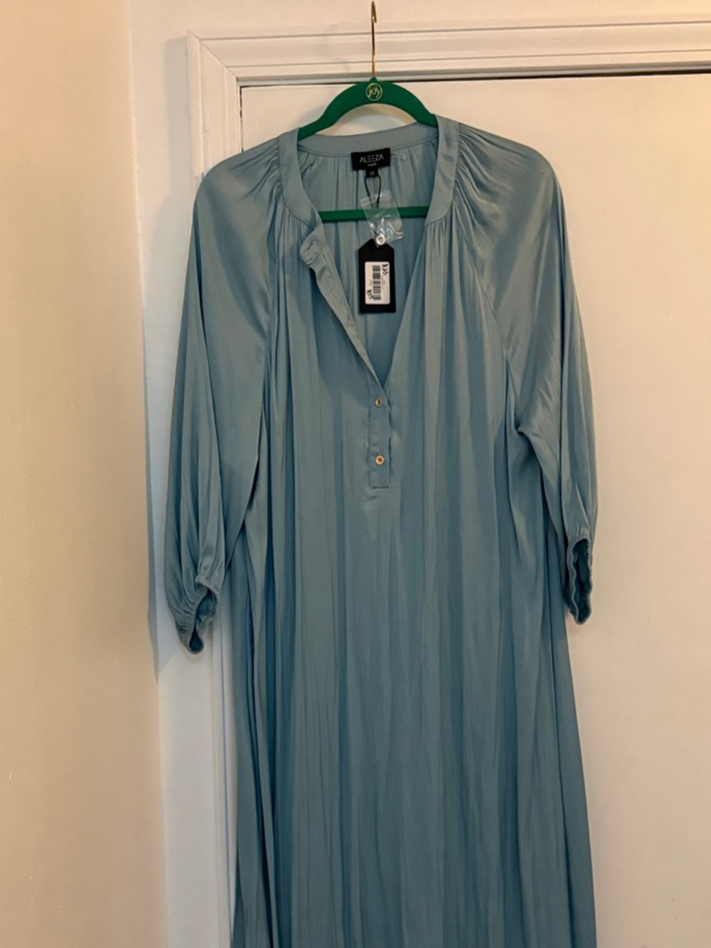 Fall Vacation/Beach Vibes ***Aleeza Paris Powder Blue Maxi Dress